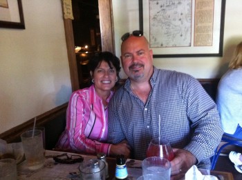 Lunch at the Pirate House in Savannah with our friends Dean and Carol. Can you say Arrrrg...